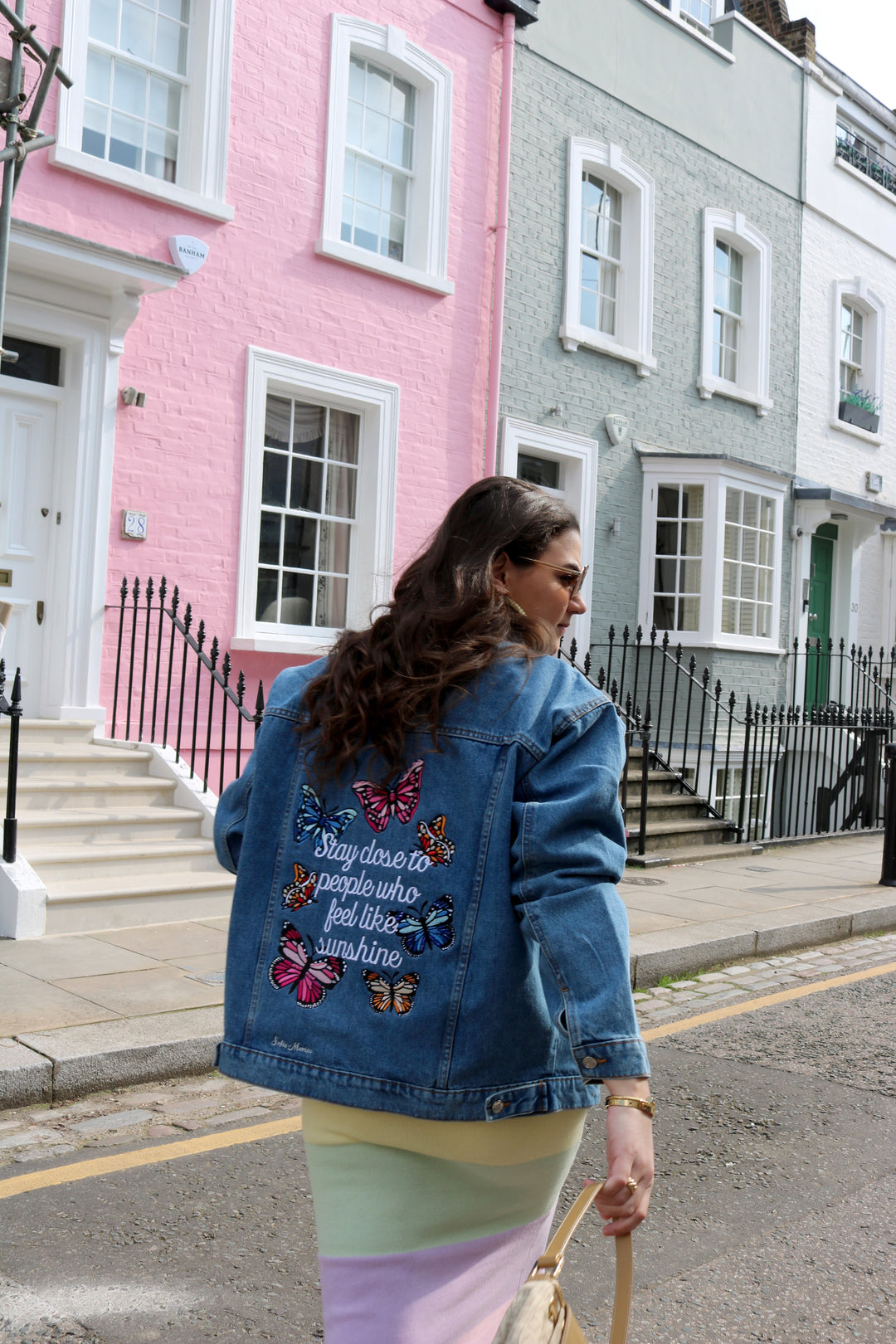 Embroidered denim jacket feels great looks amazing 2024